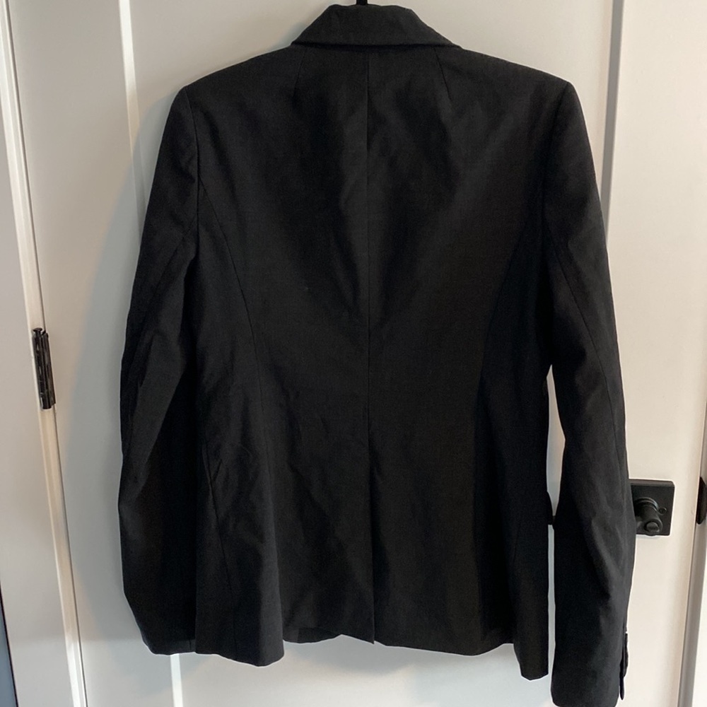 J Crew Charcoal Blazer EUC Size 8 Tall Bi Stretch - Picture 9 of 11